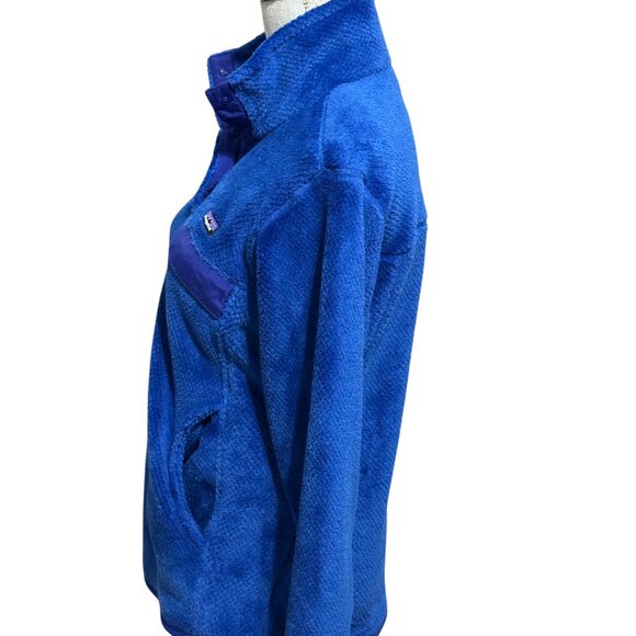 Patagonia Sweater - Size Medium - Polartec Blue Fleece Pullover - Picture 4 of 11
